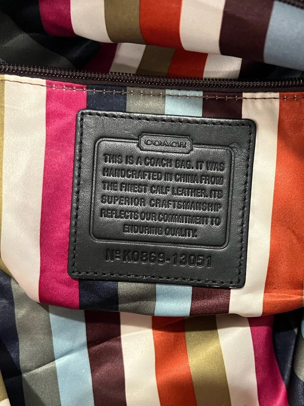 Vintage Coach Archive Limited Edition Patent Peyton Satchel